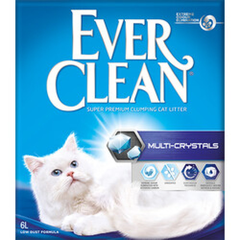 Ever Clean Multi Kristal Kokusuz Kristal Katkılı Doğal Kedi Kumu 10 lt 